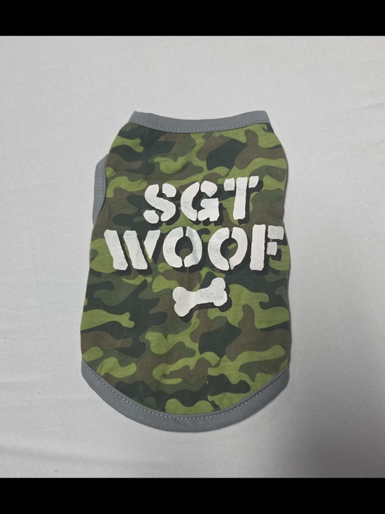 camo pup Other - Camouflage Dog Tee - Green Camo